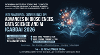 International Conference on Advances in Biosciences, Data Science and AI (ICABDAI 2026) International Conference Poster